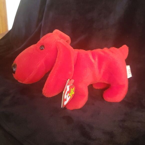 Vintage 1996 Ty Beanie Baby ROVER the Red Dog - Picture 2 of 9